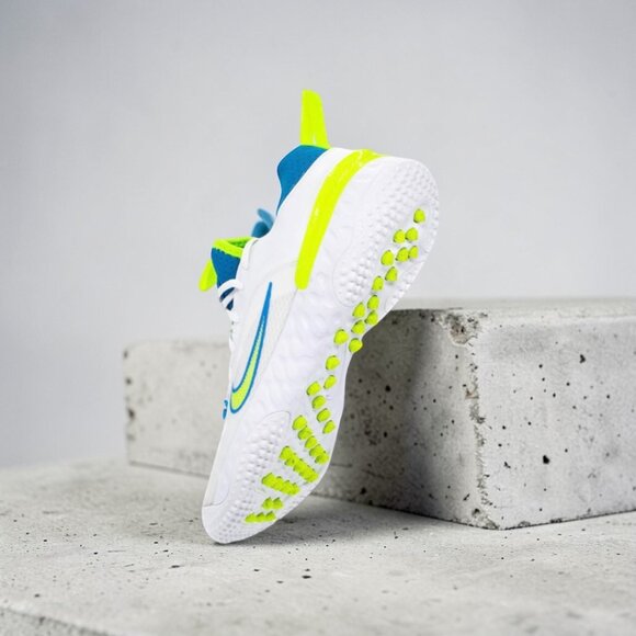 Nike Huarache 9 Elite Turf TF LAX SE Lacrosse Shoes Cleats White Blue FV6148 100 main image 4